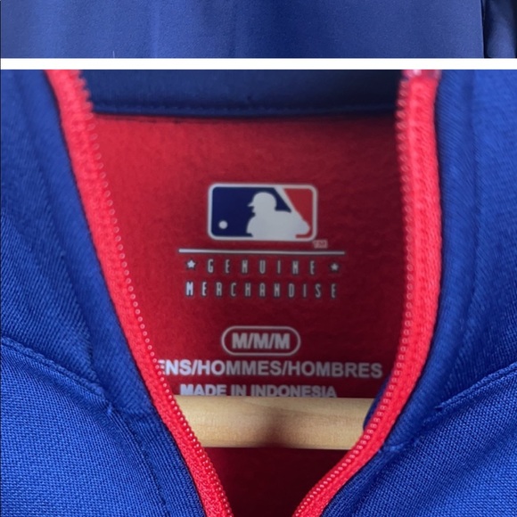 Boston Red Sox 1/4 Pullover Sweater - Size Medium - Picture 3 of 6